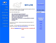 Tablet Screenshot of diy-live.com